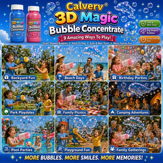 Calverv® 𝟑𝐃𝐌𝐚𝐠𝐢𝐜 𝐁𝐮𝐛𝐛𝐥𝐞 𝐂𝐨𝐧𝐜𝐞𝐧𝐭𝐫𝐚𝐭𝐞 𝐀𝐧𝐢𝐦𝐚𝐥 & 𝐎𝐜𝐞𝐚𝐧 𝐅𝐚𝐧𝐭𝐚𝐬𝐲 𝐓𝐡𝐞𝐦𝐞