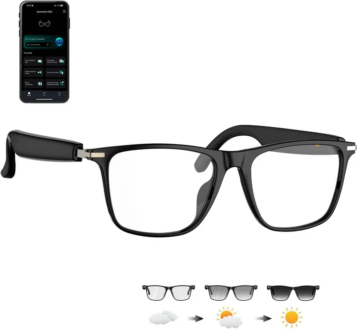 Calverv™ Smart Audio & Translation Glasses